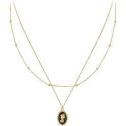 So Charm Bijoux Collier Femme So Charm - B3289-DORE - Collier Mode Doré | Femme Collier Et Pendentif