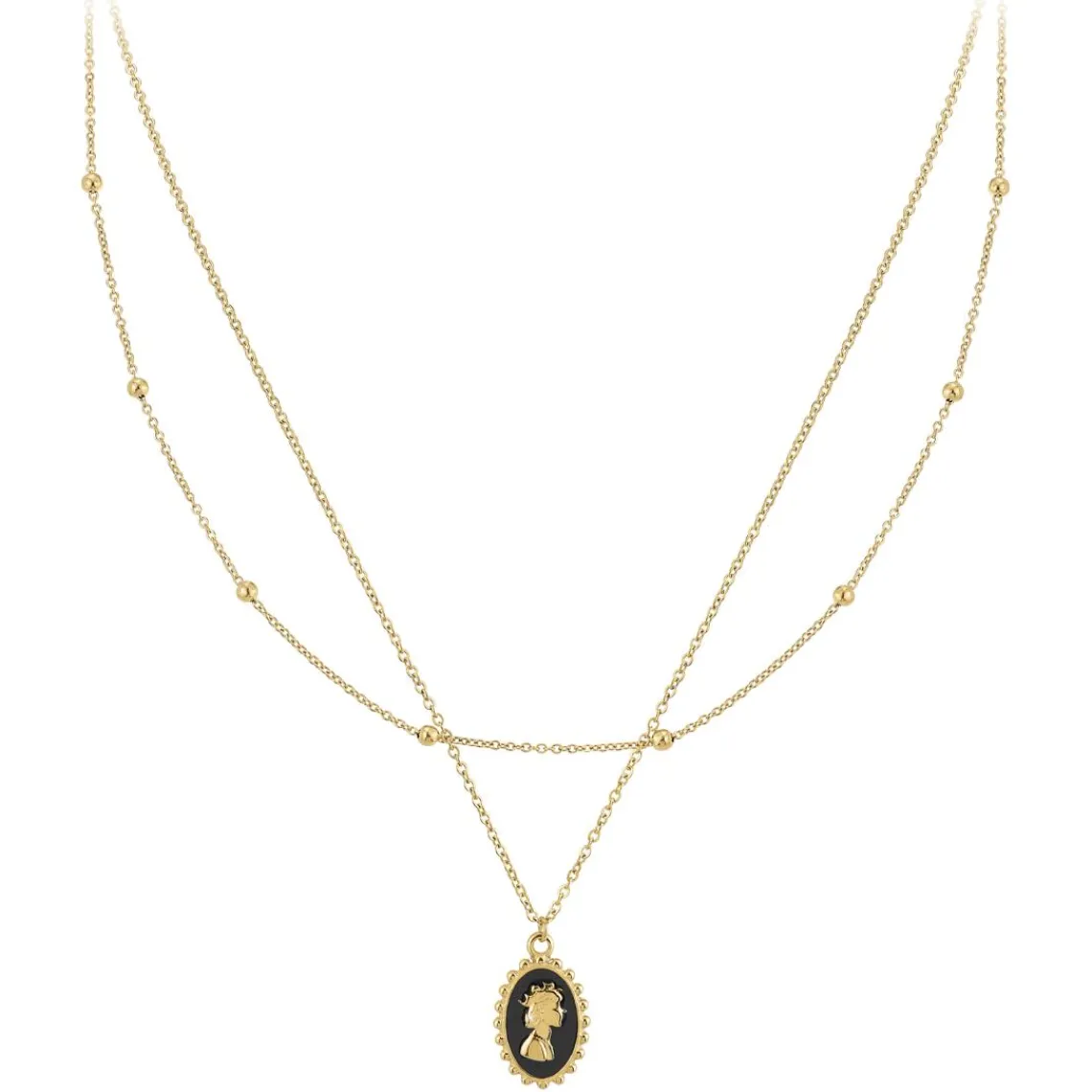 So Charm Bijoux Collier Femme So Charm - B3289-DORE - Collier Mode Doré | Femme Collier Et Pendentif