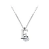 So Charm Bijoux Collier Femme So Charm - B1498-E - Collier Initiale Argenté | Femme Collier Et Pendentif