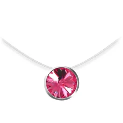 So Charm Bijoux Collier Femme So Charm - B3362-FUSH - Collier Mode Argenté | Femme Collier Et Pendentif