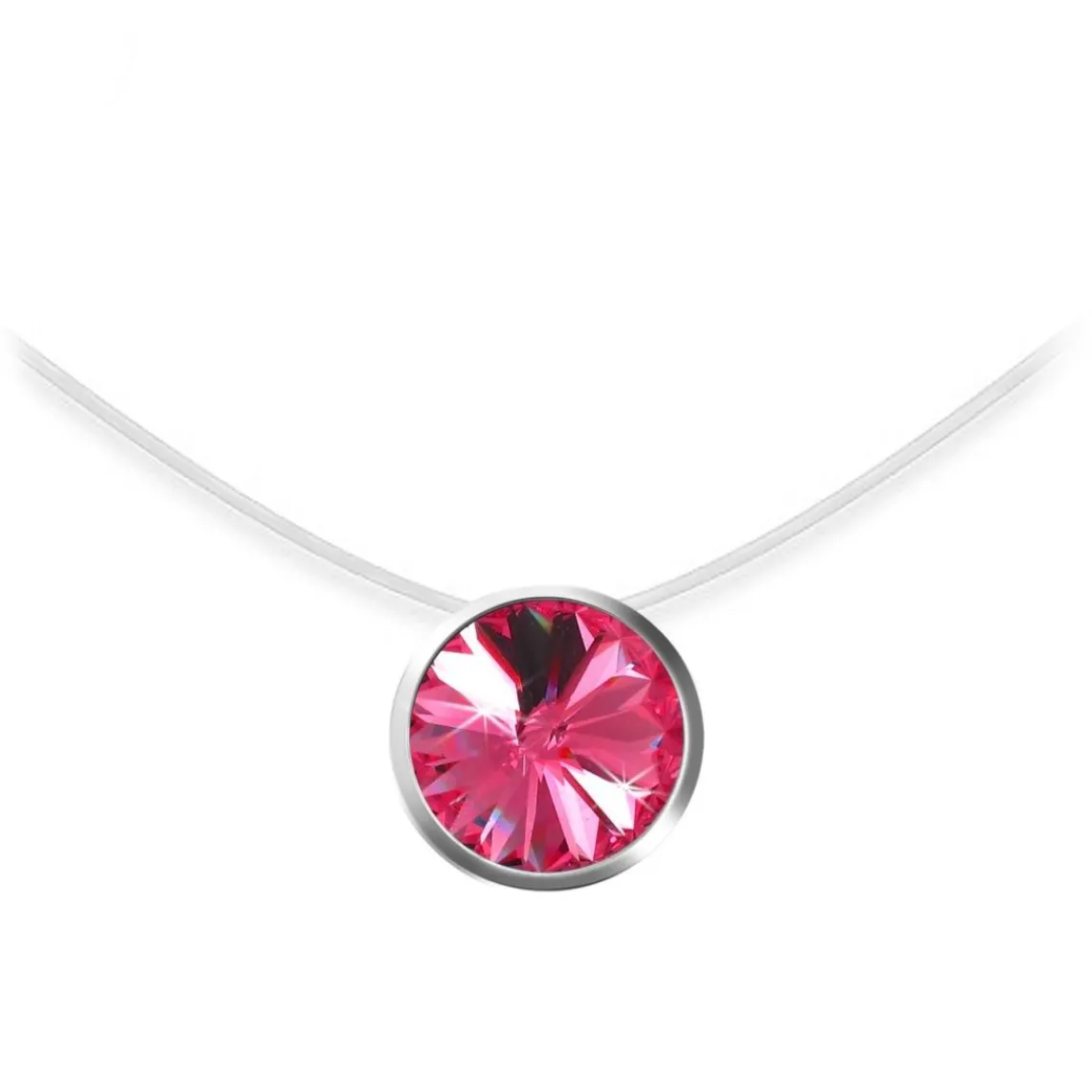 So Charm Bijoux Collier Femme So Charm - B3362-FUSH - Collier Mode Argenté | Femme Collier Et Pendentif