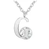 So Charm Bijoux Collier Femme So Charm - B1498-G - Collier Initiale Argenté | Femme Collier Et Pendentif