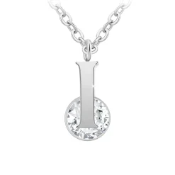 So Charm Bijoux Collier Femme So Charm - B1498-I - Collier Initiale Argenté | Femme Collier Et Pendentif