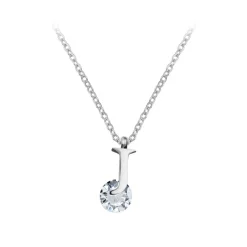 So Charm Bijoux Collier Femme So Charm - B1498-J - Collier Initiale Argenté | Femme Collier Et Pendentif