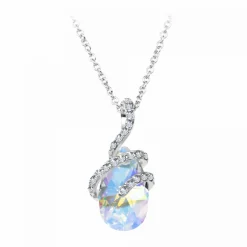 So Charm Bijoux Collier femme So Charm - BS1435-BLANC Métal Argent | Femme Collier Et Pendentif