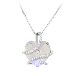 So Charm Bijoux Collier Femme So Charm - BS1409-IRIS - Collier Coeur Argenté | Femme Collier Et Pendentif