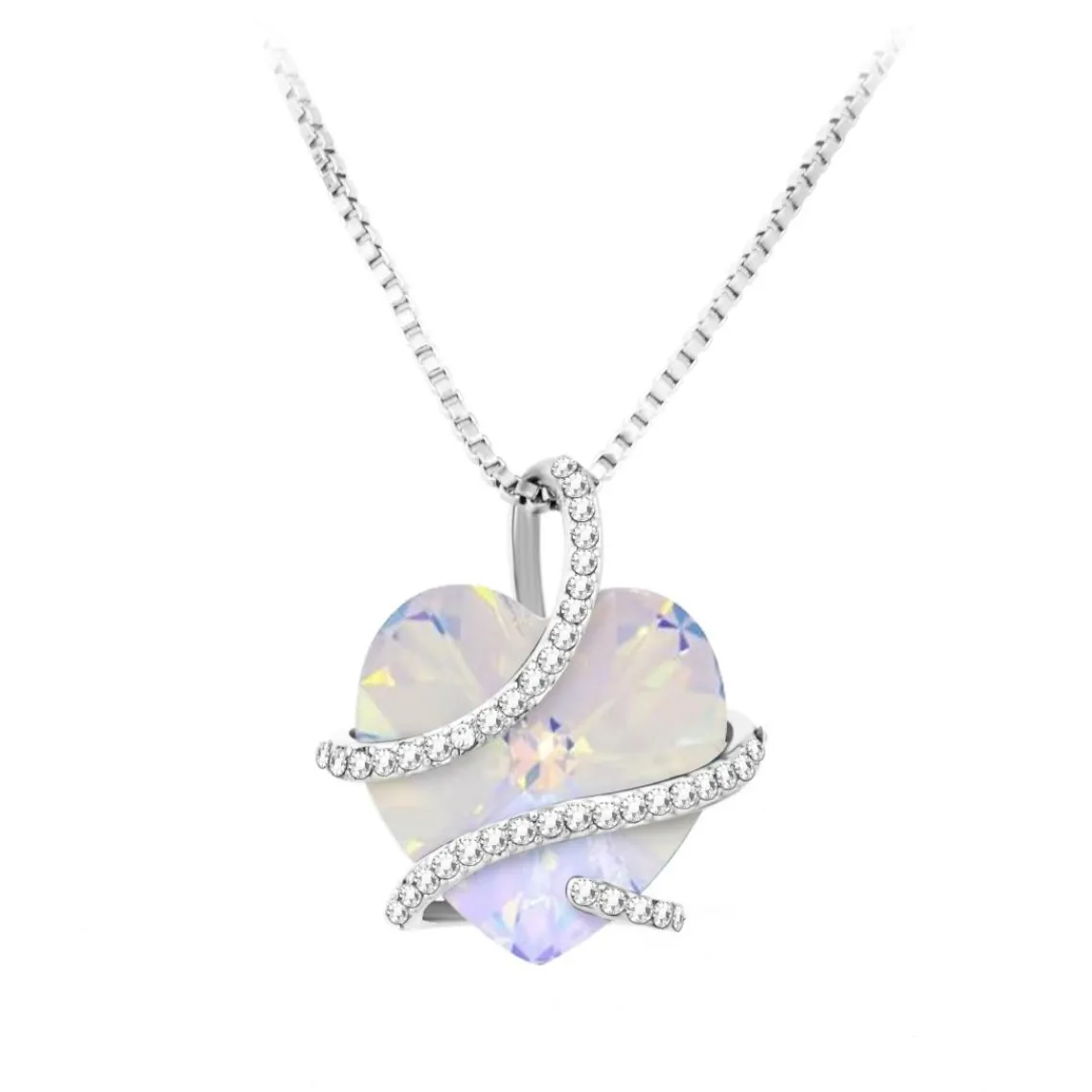 So Charm Bijoux Collier Femme So Charm - BS1409-IRIS - Collier Coeur Argenté | Femme Collier Et Pendentif