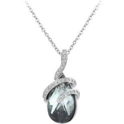 So Charm Bijoux Collier Femme So Charm - BS1435-NOIR - Collier Mode Argenté | Femme Collier Et Pendentif
