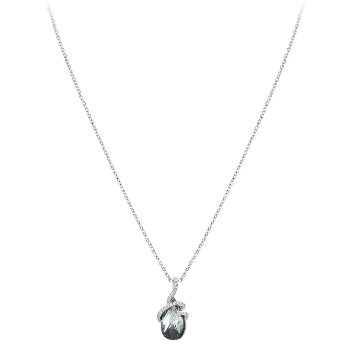 So Charm Bijoux Collier Femme So Charm - BS1435-NOIR - Collier Mode Argenté | Femme Collier Et Pendentif