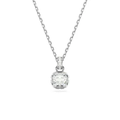 Swarovski Bijoux Collier Femme Swarovski Birthstone - 5651704 Métal rhodié Argent | Femme Collier Et Pendentif