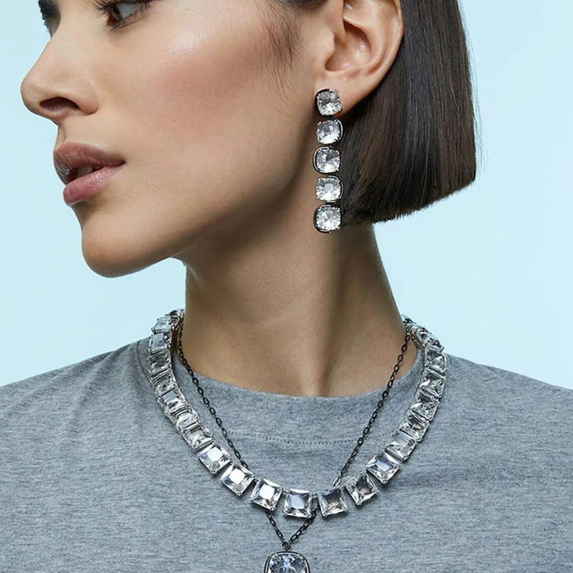 Swarovski Bijoux Collier Femme Swarovski 5600042 - Cristaux swarovski | Femme Collier Et Pendentif