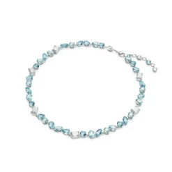Swarovski Bijoux Collier Femme Swarovski 5666007 Gema ALL ARD - BLU/RHS | Femme Collier Et Pendentif
