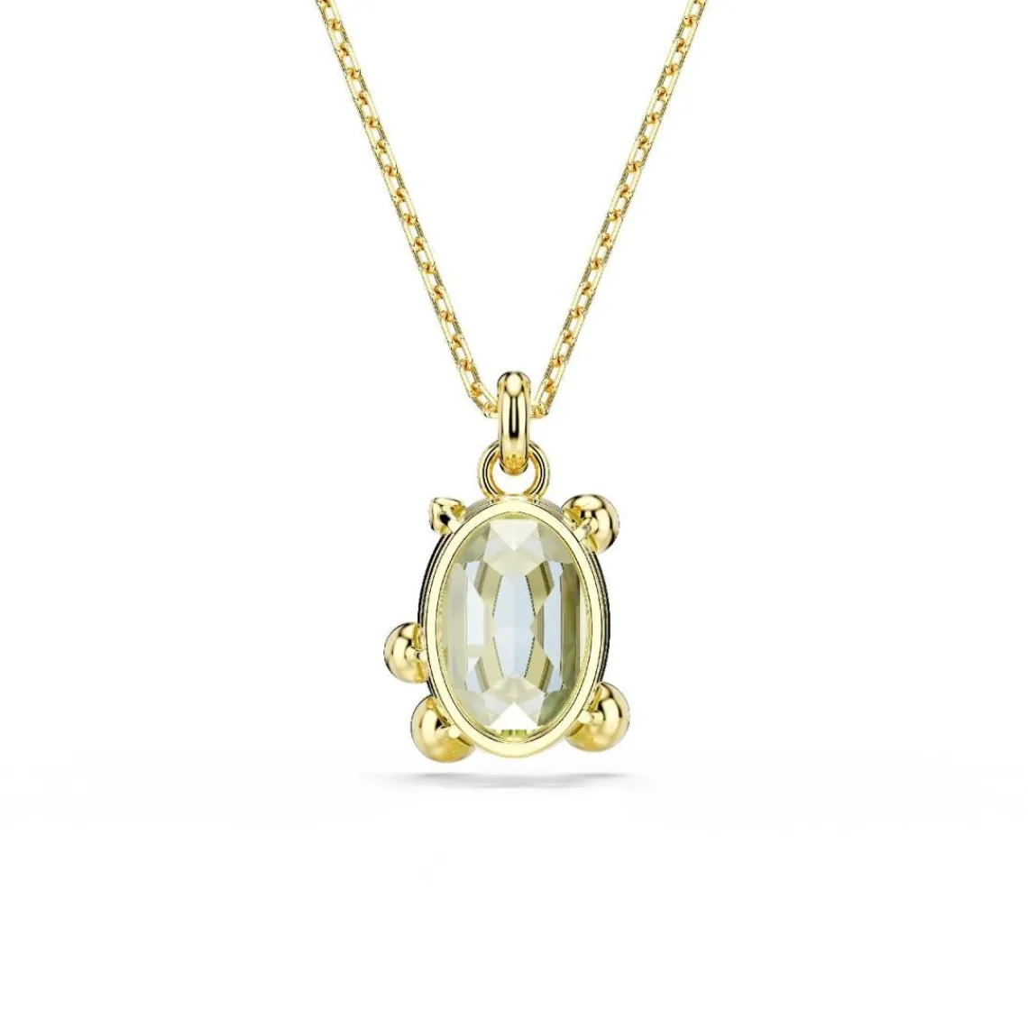 Swarovski Bijoux Collier Femme Swarovski Gema - 5705816 Plaqué or Multicolore | Femme Collier Et Pendentif