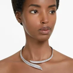 Swarovski Bijoux Collier Femme Swarovski Hyperbola ALL ARD OP 5665330 - WHI/RHS M | Femme Collier Et Pendentif
