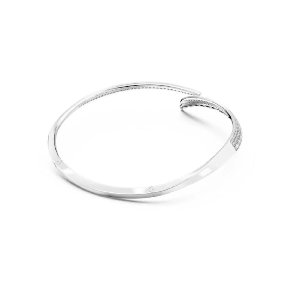 Swarovski Bijoux Collier Femme Swarovski Hyperbola ALL ARD OP 5665330 - WHI/RHS M | Femme Collier Et Pendentif