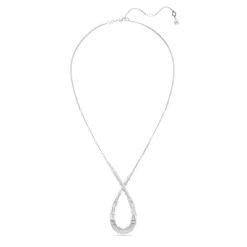 Swarovski Bijoux Collier Femme Swarovski Hyperbola L - 5679438 blanc,argent | Femme Collier Et Pendentif