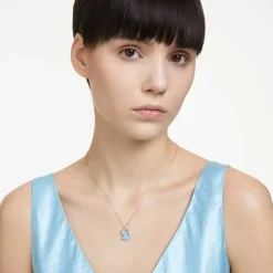 Swarovski Bijoux Collier Femme Swarovski 5660594 Iconic Swan Blue - RC05/RHS | Femme Collier Et Pendentif