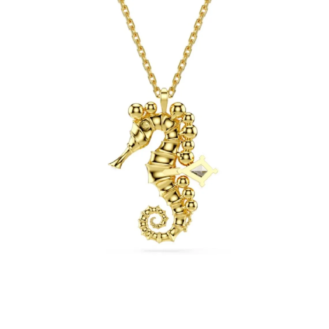 Swarovski Bijoux Collier Femme Swarovski Idyllia F Seahorse - 5690874 doré | Femme Collier Et Pendentif