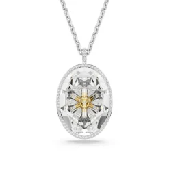 Swarovski Bijoux Collier Femme Swarovski Idyllia E - 5679917 jaune,argent | Femme Collier Et Pendentif