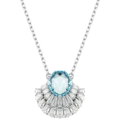 Swarovski Bijoux Collier Femme Swarovski Idyllia E - 5689195 bleu,argent | Femme Collier Et Pendentif
