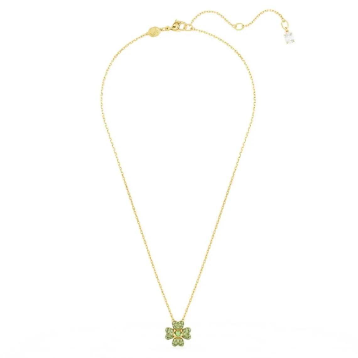 Swarovski Bijoux Collier Femme Swarovski Idyllia Dancing 5671144 - CZ Clover GRE/GOS | Femme Collier Et Pendentif