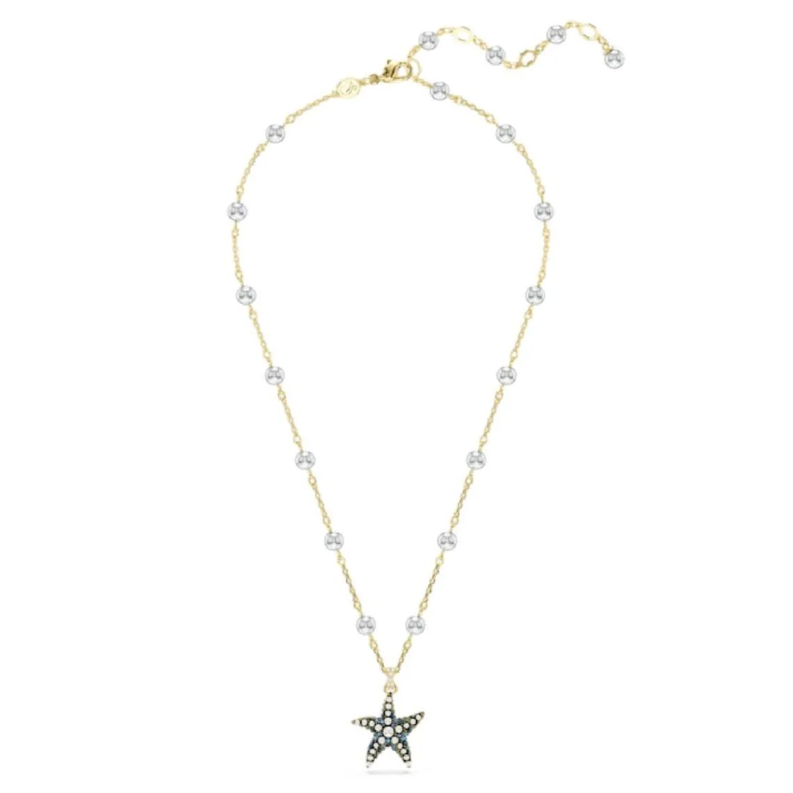 Swarovski Bijoux Collier Femme Swarovski Idyllia F Starfish - 5684116 multicolore,doré | Femme Collier Et Pendentif