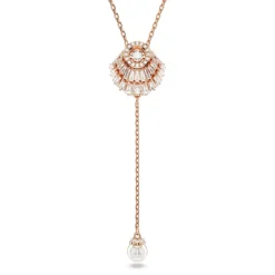 Swarovski Bijoux Collier Femme Swarovski Idyllia E Y - 5680299 doré rose,blanc | Femme Collier Et Pendentif