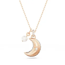 Swarovski Bijoux Collier Femme Swarovski Luna 5671585 - MUL/ROS | Femme Collier Et Pendentif