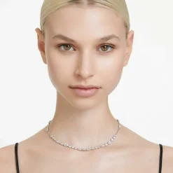 Swarovski Bijoux Collier Femme Swarovski Mesmera 5676989 - ALL ARD Scattered WHI/RHS | Femme Collier Et Pendentif