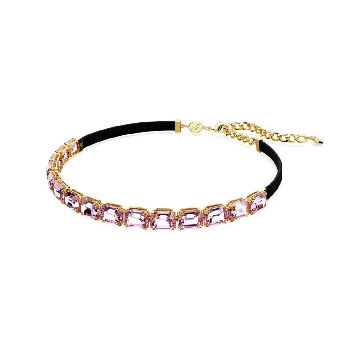 Swarovski Bijoux Collier Femme Swarovski Millenia - 5720486 Violet Plaqué or | Femme Collier Et Pendentif