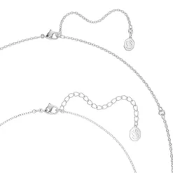 Swarovski Bijoux Collier Femme Swarovski - 5622784 Métal Rhodié Marron | Femme Collier Et Pendentif