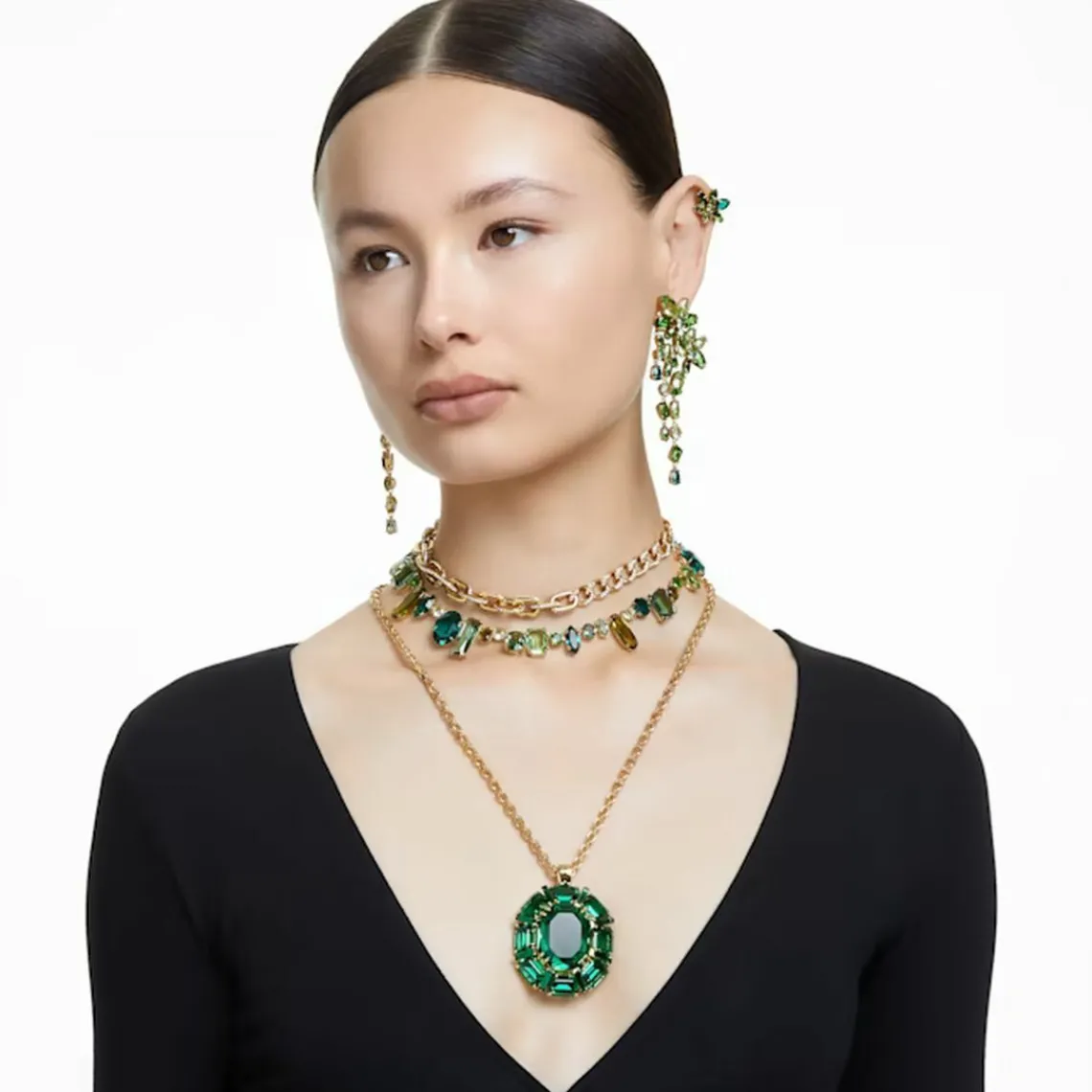 Swarovski Bijoux Collier Femme Swarovski 5657388 Re Gema ALL ARD GRETC/GOS | Femme Collier Et Pendentif