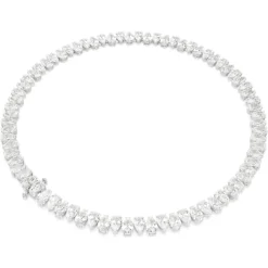 Swarovski Bijoux Collier Femme Swarovski Re Matrix - 5662277 blanc,argent | Femme Collier Et Pendentif