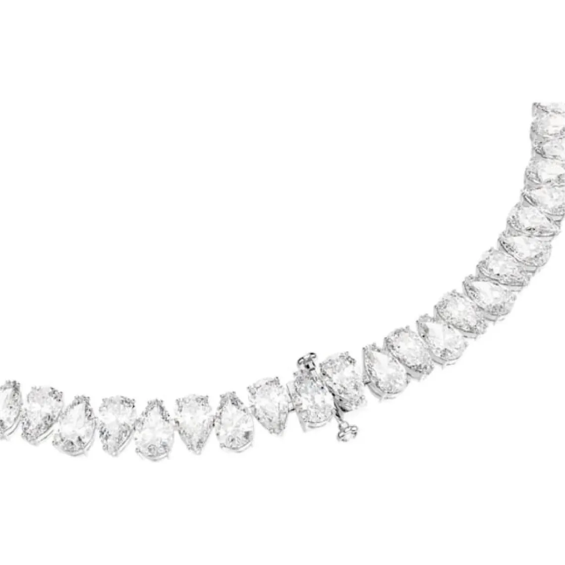 Swarovski Bijoux Collier Femme Swarovski Re Matrix - 5662277 blanc,argent | Femme Collier Et Pendentif