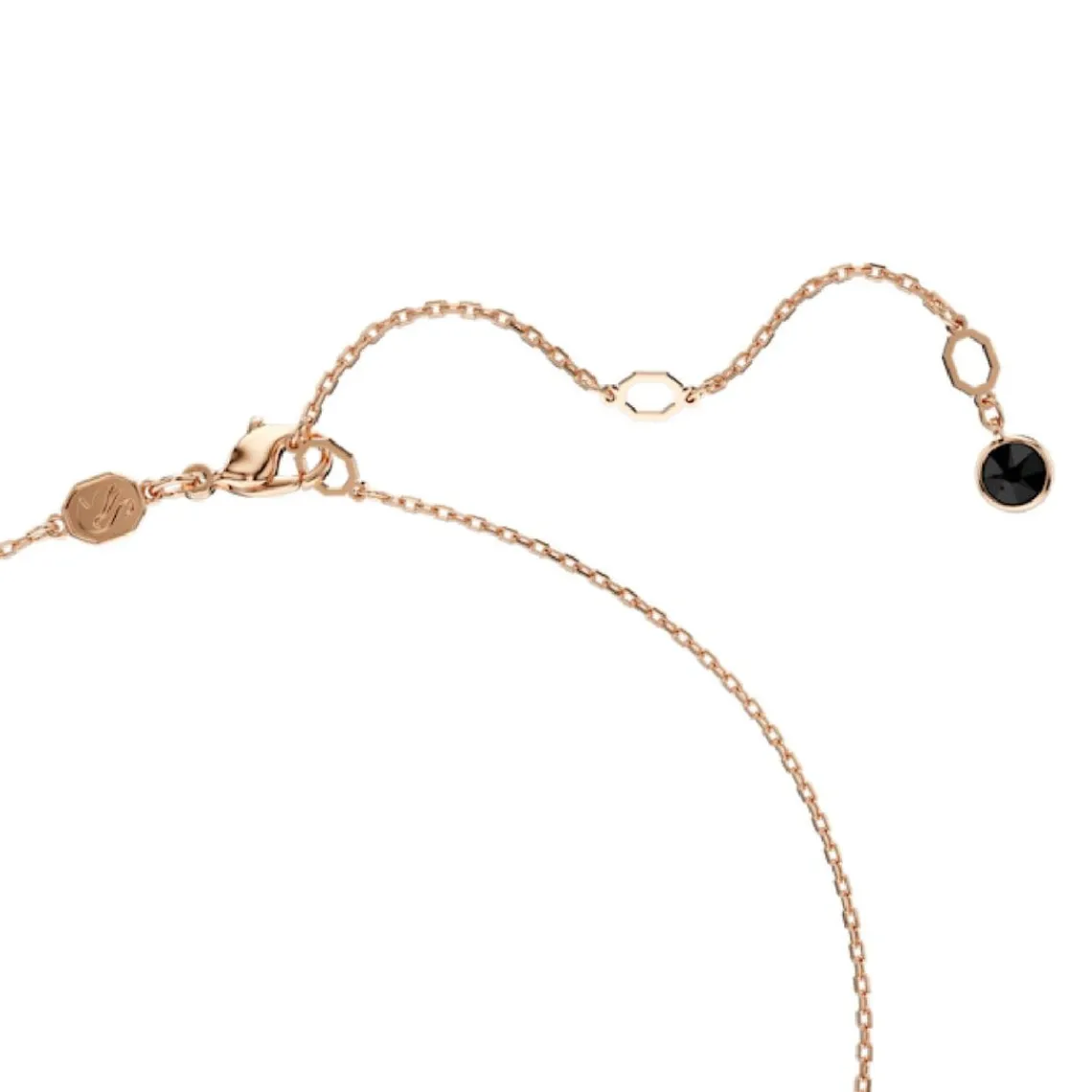 Swarovski Bijoux Collier Femme Swarovski Swan - 5678046 noir,doré rose | Femme Collier Et Pendentif