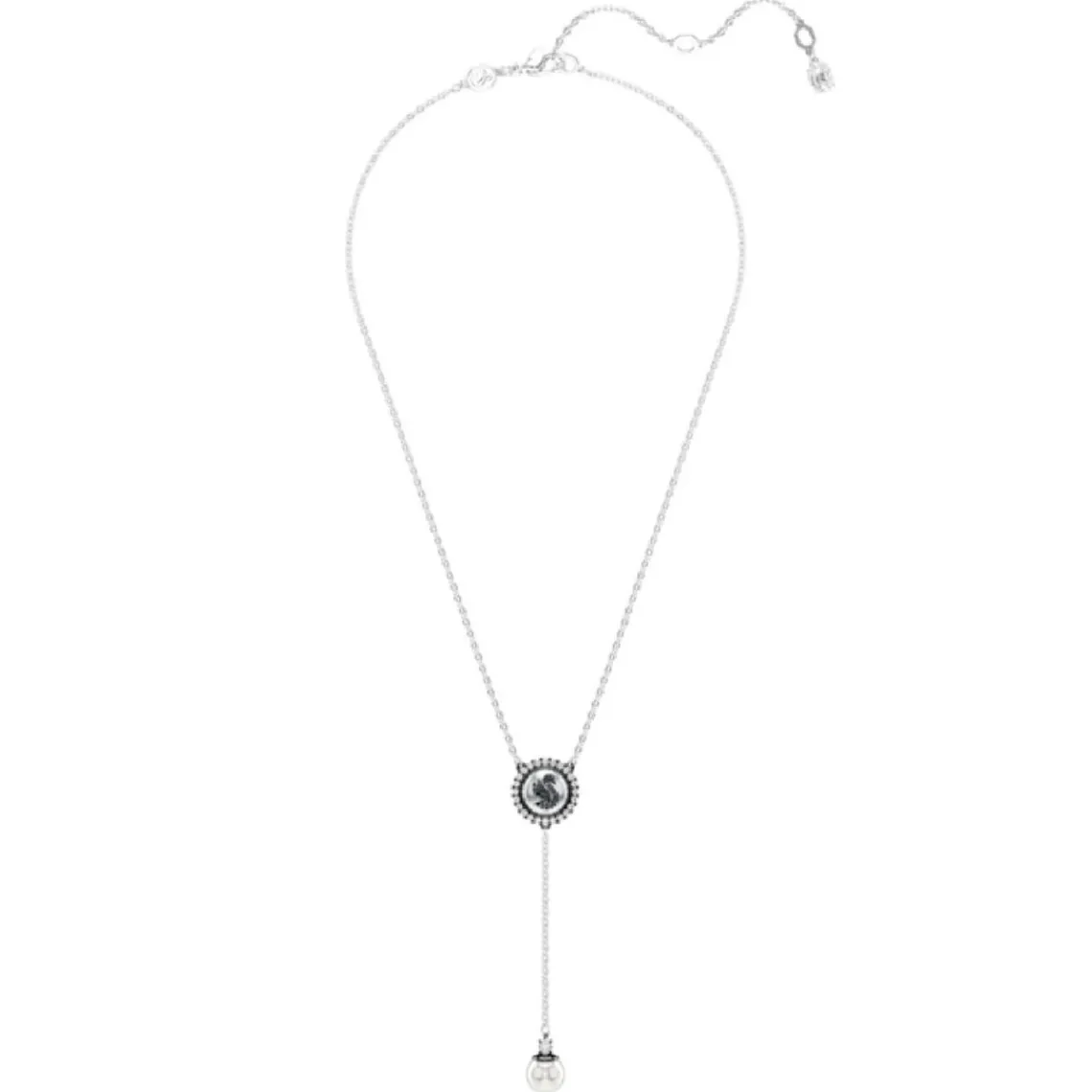 Swarovski Bijoux Collier Femme Swarovski Swan - 5681403 noir,argent | Femme Collier Et Pendentif