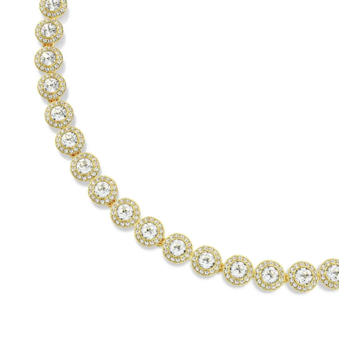 Swarovski Bijoux Collier Femme Swarovski Una Angelic - 5720505 Plaqué or Doré | Femme Collier Et Pendentif