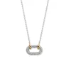 Ti Sento Collier Femme 34010ZY-42 - Argent, plaqué or | Femme Collier Et Pendentif