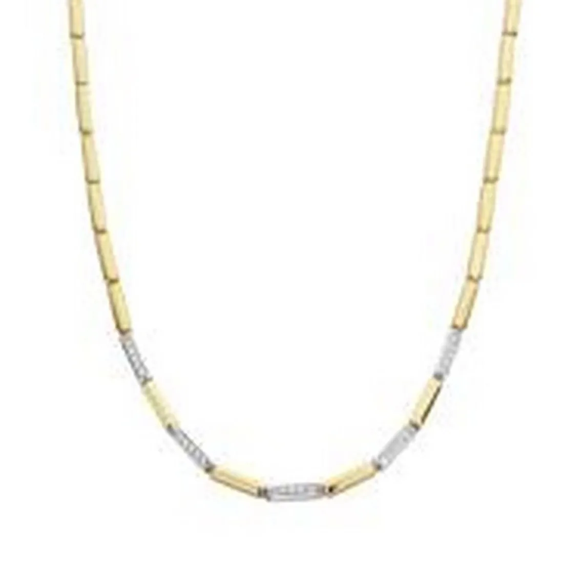 Ti Sento Collier Femme 3997ZY-42 - Argent, plaqué or | Femme Collier Et Pendentif