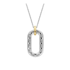Ti Sento Collier Femme 3964ZY-42 - Argent, plaqué or | Femme Collier Et Pendentif