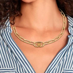Tommy Hilfiger Bijoux Collier Femme Tommy Hilfiger - 2780721 Acier Doré | Femme Collier Et Pendentif