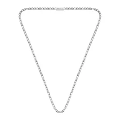 Boss Bijoux Collier Homme Chain For Him - 1580292 Acier Argent | Homme Colliers Et Pendentifs