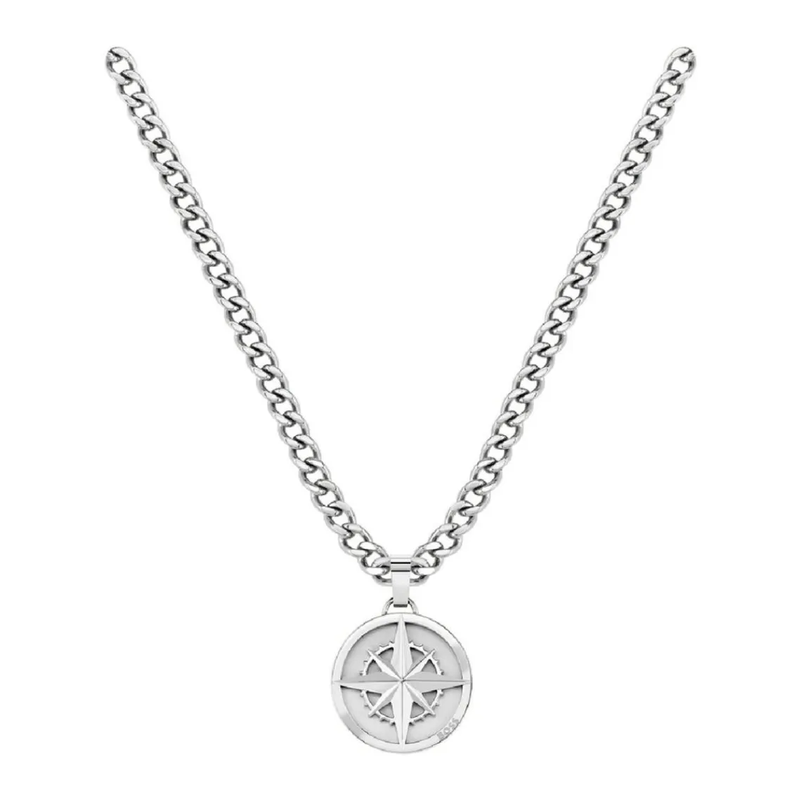 Boss Bijoux Collier Homme North 1580544 - Acier Argent | Homme Colliers Et Pendentifs