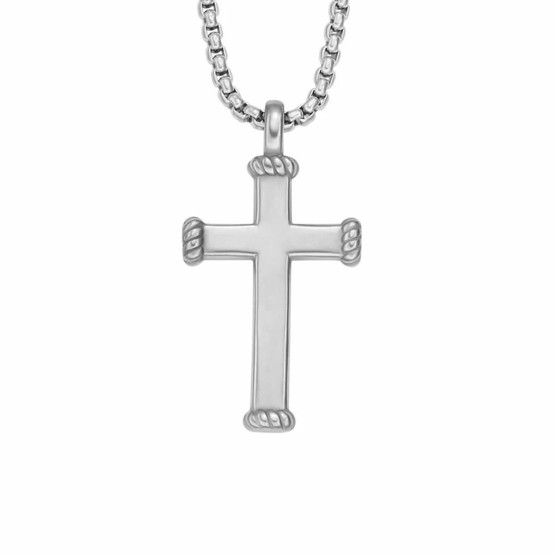 Fossil Bijoux Collier Homme Meaninful Moments - JF04401040 Acier Argent | Homme Colliers Et Pendentifs