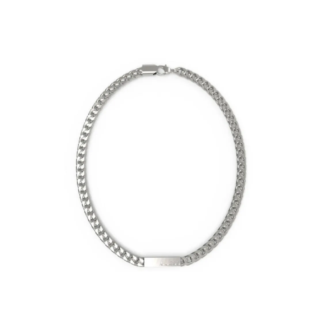 Guess Bijoux Collier homme JUXN03005JWST - X LOGO Acier Argent | Homme Colliers Et Pendentifs