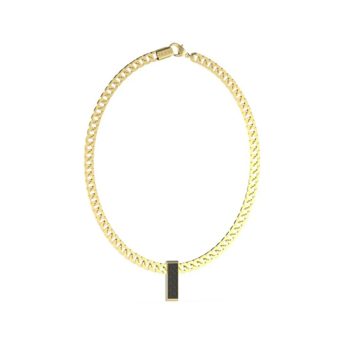 Guess Bijoux Collier Homme JUMN03223JWYGBK - Acier Doré | Homme Colliers Et Pendentifs