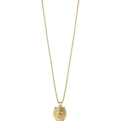 Guess Bijoux Collier Homme - JUMN01387JWYG LION KING Acier doré | Homme Colliers Et Pendentifs