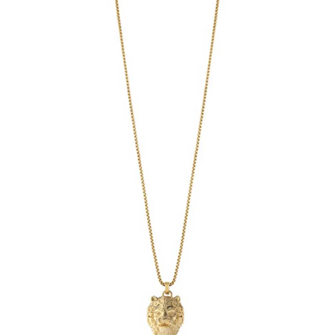 Guess Bijoux Collier Homme - JUMN01387JWYG LION KING Acier doré | Homme Colliers Et Pendentifs