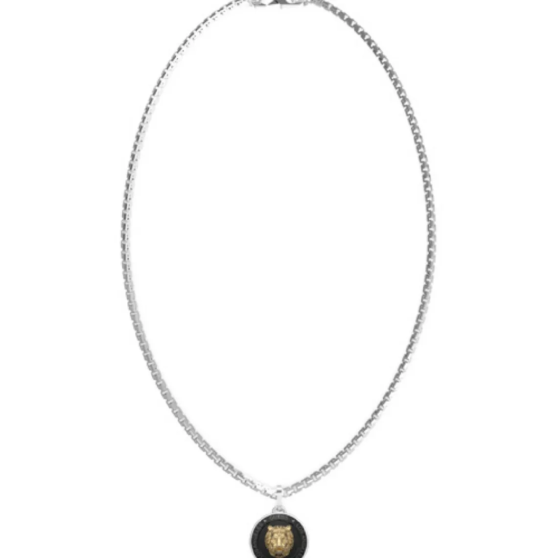 Guess Bijoux Collier homme JUMN01316JWSTYB - Acier Argent | Homme Colliers Et Pendentifs