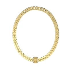 Guess Bijoux Collier Homme Lion King JUMN05004JWYG Acier Doré | Homme Colliers Et Pendentifs